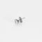 Boucles d'oreilles Paire de Boutons d'oreilles en or blanc et diamants 58 Facettes AUX1373