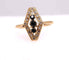 Bague en or, diamants et saphirs