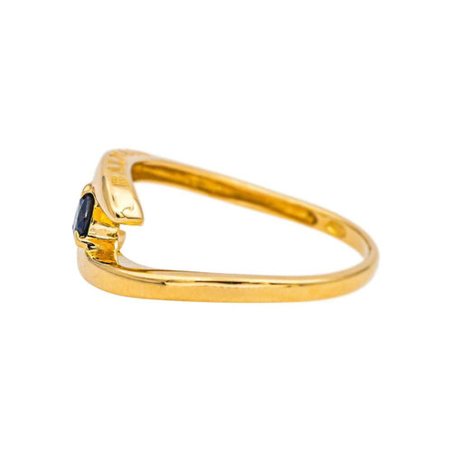 Bague 56 Balmain Bague  Or jaune Saphir 58 Facettes 5004350CN