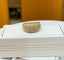 Bague 59 Bague bombée or jaune pavage de diamants 58 Facettes