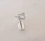 Bague Coeur Diamants Or Blanc 18 K