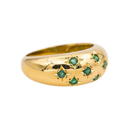 Bague 57 Bague Boule Or jaune Emeraude 58 Facettes 4931997CN