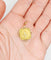 Pendentif Médaille religieuse Art Nouveau or rose et jaune Vierge Marie (circa 1917) 58 Facettes B01004