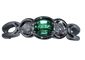Bague 53.5 Bague Colombienne Emeraude et Diamants en or blanc 58 Facettes BA-56