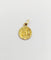 Pendentif Petite Médaille religieuse vintage or jaune 58 Facettes A05625