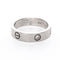 Bague 66 CARTIER - Alliance Love Platine 1 diamant 58 Facettes 93801