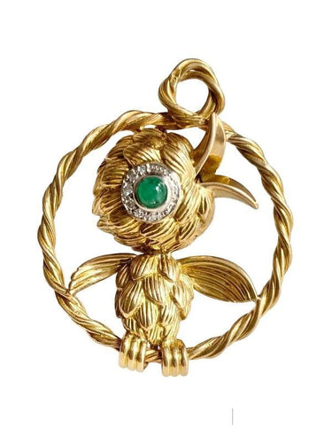 Broche Broche en or jaune et platine 58 Facettes