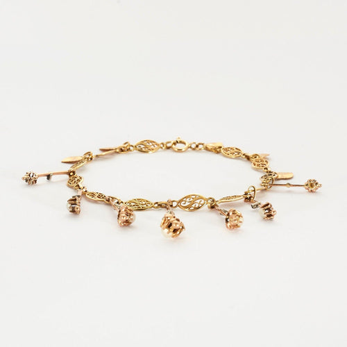 Bracelet Bracelet 3 ors et perle 58 Facettes LP525