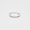 Bague Alliance Américaine or blanc diamants 58 Facettes LP1036/13