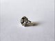 Bague 53 Bague or blanc 18k et Diamants anciens 58 Facettes
