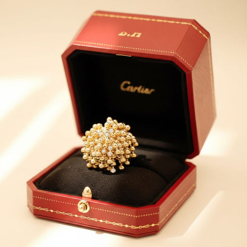 Bague 53 Cartier - Bague Perruque - Or Jaune 58 Facettes 1.0001070/1