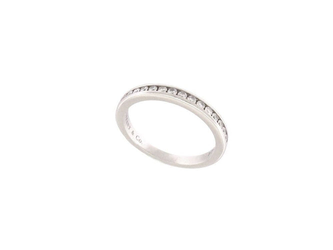 Bague 48 bague TIFFANY & CO alliance setting 60004043 t48 platine diamants 0.24ct 58 Facettes 266401