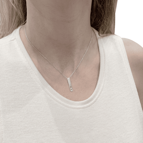 Collier Collier Messika, "My First Diamond", or blanc, diamant. 58 Facettes 34537