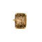 Bague 58,5 Bague cocktail or jaune et quartz fumé 58 Facettes NAR0019