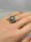 Bague 57 Bague style Art Déco Diamants Emeraudes 58 Facettes AB67