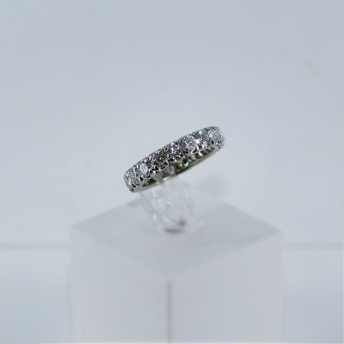 Bague 51 Alliance tour complet diamants 58 Facettes