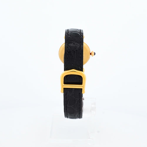 Montre Cartier - Montre Must Colisée 24 mm en vermeil, cadran trinity ivoire 58 Facettes
