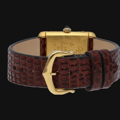 Montre Cartier Montre Tank Vermeil 58 Facettes MT42361