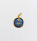 Pendentif AUGIS - Pendentif médaille d'amour or jaune  - L'Élégante Bleue Foncée 58 Facettes J10794X000