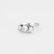 Bague 54 Bague or gris trois diamants 58 Facettes GU19
