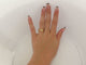 Bague 53 bague CARTIER panthere maillons t53 en or jaune 18k 9.8 gr  link 58 Facettes 270225