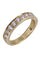 Bague 52 DEMI-ALLIANCE DIAMANTS 58 Facettes 88031