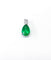 Collier Collier pendentif or blanc, émeraude et diamant 58 Facettes Pend.Emer.FA.51