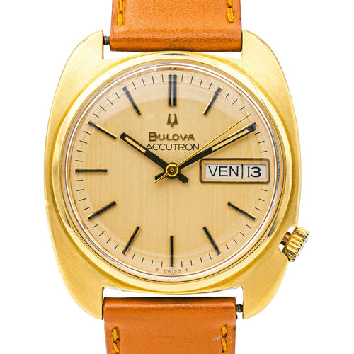 Montre Bulova Montre Accutron Or jaune, Plaqué or 58 Facettes 4163803RV