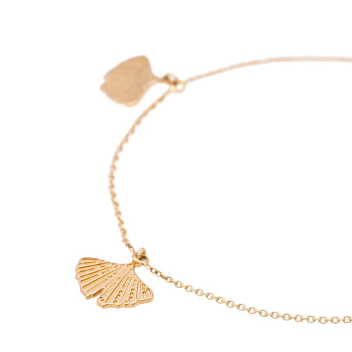 Bracelet Bracelet Ginette NY Gingko Or rose 58 Facettes 2682439CN