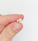 Puce d'oreille SEULE vintage or blanc et diamant de 0.38 carat 58 Facettes A06242