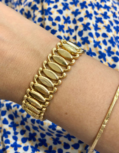 Bracelet Bracelet vintage or jaune 58 Facettes