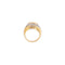 Bague 53 Bague Dôme en or jaune, saphir et diamants 58 Facettes