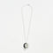 Collier Collier en or blanc avec Pendentif Panthère en Émail Noir avec Diamants et Tsavorite 58 Facettes 3278