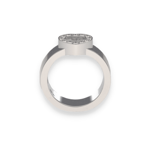 Bague 53 Bague Chopard Happy Diamonds Or Gris 18k Diamants de 2021. Taille 53. Ref : 822936 58 Facettes FB10384
