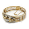 Bracelet Bracelet Tank or, platine, diamants 58 Facettes 240388R