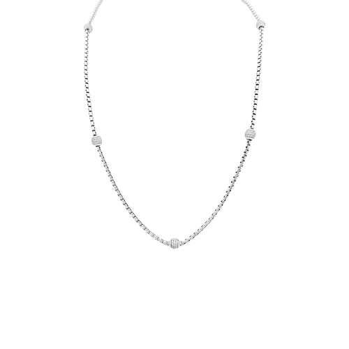 Collier Collier David Yurman, argent, diamants. 58 Facettes 34589