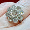 Bague 52 Bague Diamants taille coussin taille ancienne 3,40 carats, or 18 carat , Époque XIXe siècle 58 Facettes 7344 A