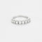 Bague 53 Alliance or blanc diamants 58 Facettes LP999/13