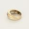 Bague 52,5 Bague double jonc en or jaune et or gris, rubis et diamants 58 Facettes VER0120