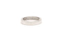 Bague contemporaine en or blanc 18 carats sertie de diamants "taille" brillant (+-0.25ct)