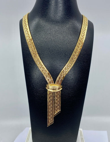 Collier Collier cravate en or jaune 58 Facettes AB600
