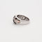 Bague 53 Bague or blanc nacre brune 58 Facettes 313916