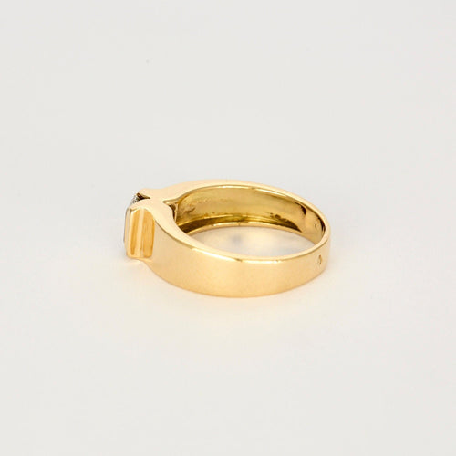 Bague 56 Bague solitaire or jaune et diamant 58 Facettes 23/266A