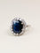 Bague 56 MAUBOUSSIN Bague saphir 6 carats entourage diamant 58 Facettes 1209.1