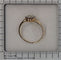 Bague 58 Bague de fiançailles Art déco vintage en diamant et rubis 58 Facettes 22237-0168