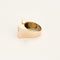 Bague 52 Bague Tank en or jaune, or blanc et diamants 58 Facettes CLA0749