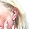 BOUCLES D'OREILLES ART DÉCO DES ANNÉES 1930-35 EN OR 18 KT ET PLATINE AVEC AMÉTHYSTE ET DIAMANTS