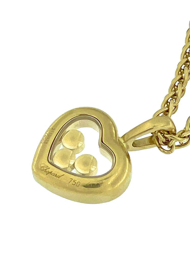 Collier CHOPARD - collier pendentif cœur Happy Diamond en or jaune 58 Facettes