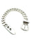 Bracelet HERMES. Collection "Boucle sellier", bracelet vintage argent MM 58 Facettes