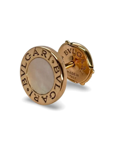 Boucles d'oreilles Boucle d'oreille Bulgari Mono or rose et nacre 58 Facettes 899